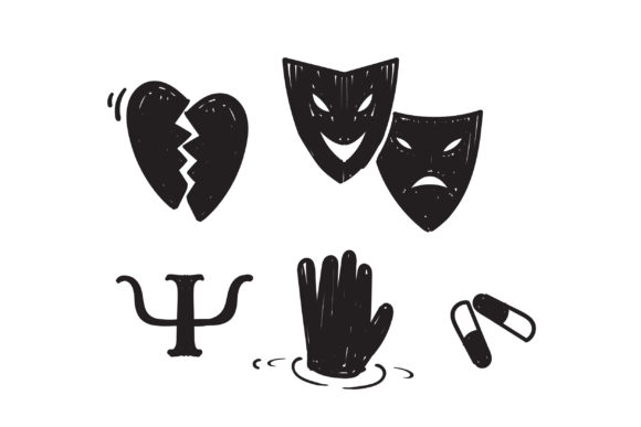 Download Doodle Set of Psychology Related - Psychology Collection