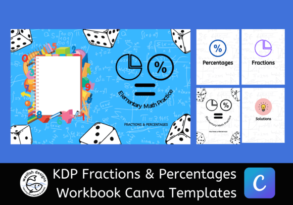 Download Math Workbook Cover Canva Templates: Set Three - Workbook Collection