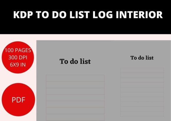 Download Kdp to Do List Interior Pdf - To do list interior Collection