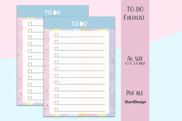 Download To-Do CheckList Printable 6 - Premium Bundle