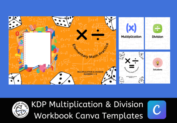 Download Math Workbook Cover Canva Templates: Set Two - Workbook Collection