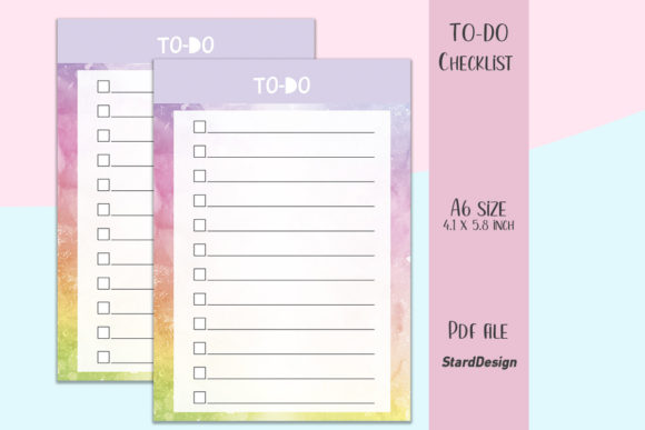 Download To-Do CheckList Printable 9 - Premium Bundle