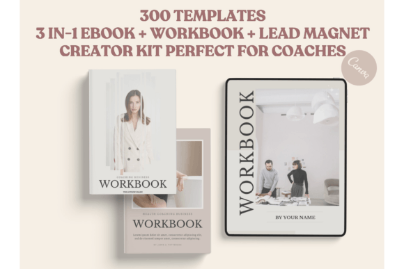 Download 300 Page Ebook Template Canva | Workbook - Workbook Collection