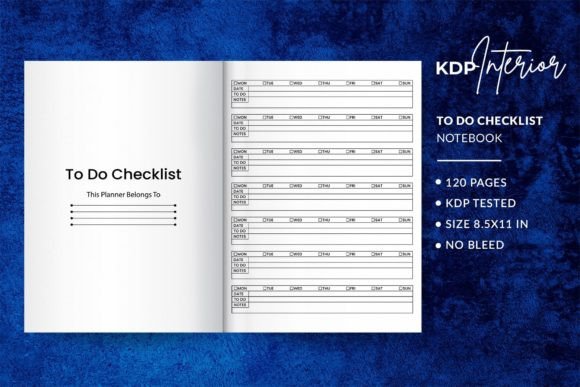 Download Daily to Do Checklist KDP Interior - Premium Resources