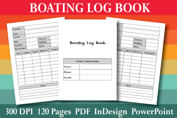 Download KDP Boating Log Book Interior - Premium Resources