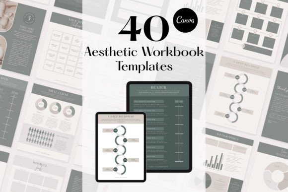 Download Aesthetic Workbook Templates | Canva - Workbook Collection